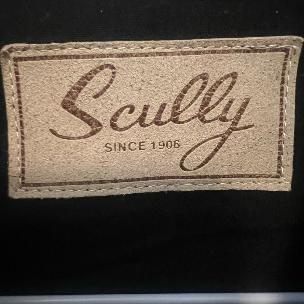 SOLD Scully embroidered pearl snap western long sleeve black womens shirt Small - Picture 9 of 14